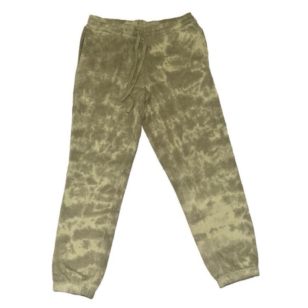 Alternative Apparel Green Tie Dye Joggers Size Medium Super Soft Banded
